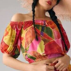 BNWT Farm Rio Anthropologie Bubble Top